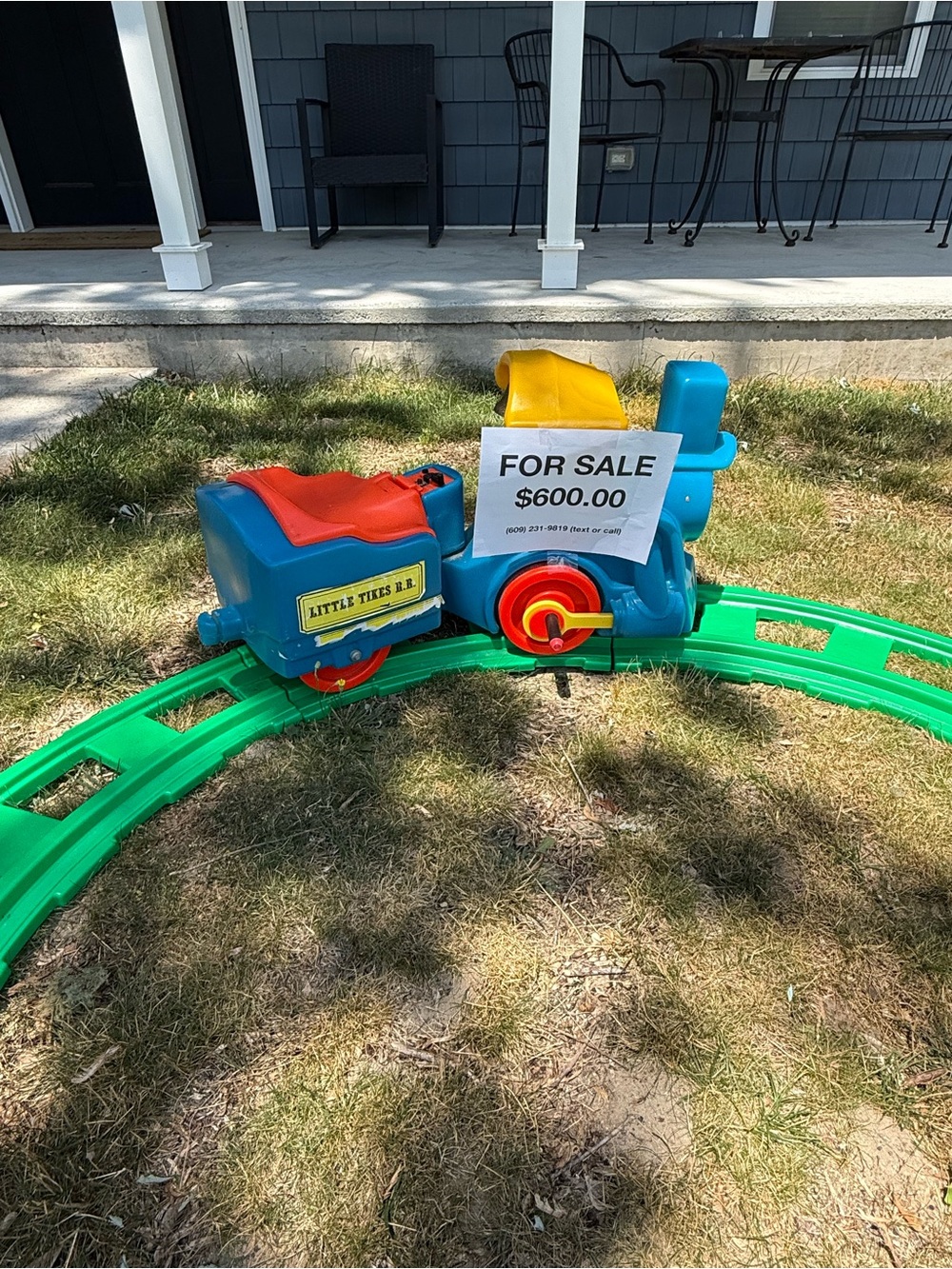 Vintage 1980’s Little Tikes Ride-On Ride Along Railroad
